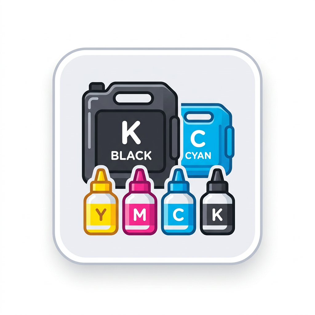 Printer toners and ink cartridges icon